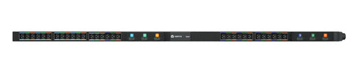 Vertiv Rack-PDU Basic, 0U vertikal, 3-phasig 22 kW 32 A 230/400 V, 24×AC-Ausgänge, 1'682×51×64 mm – schwarz