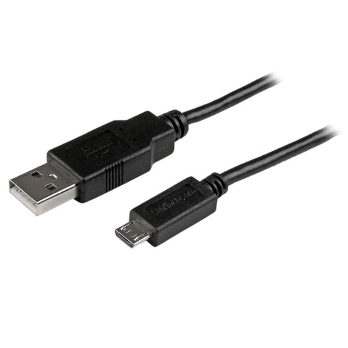 StarTech.com USB-A auf Micro-USB-B Kabel – USB 2.0 (480 Mbit/s) – 0,5 m – Schwarz – für Android-Geräte