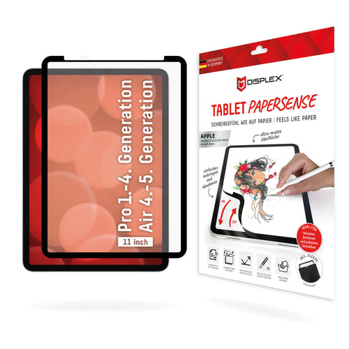 E.V.I. Panzerglas für iPad Pro 11" (1.–4. Gen.), iPad Air 10,9" (4.–5. Gen.) – 5H, Anti-Fingerprint