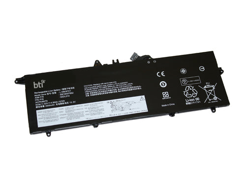 BTI Notebook-Akku – für ThinkPad T14s/T490s/T495s – 57 Wh, 11,52 V (3 Zellen) – Schwarz