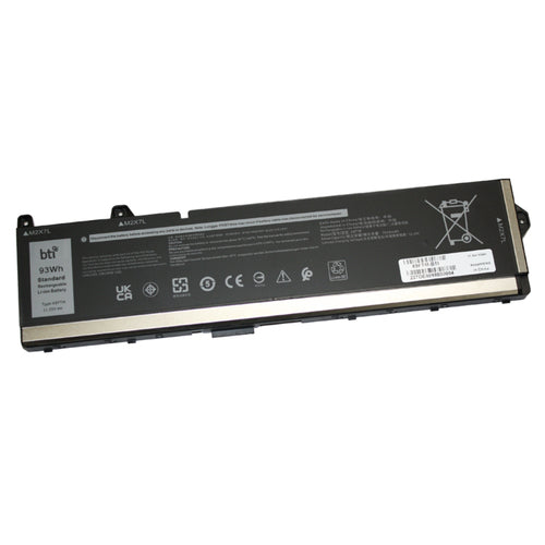 BTI X9FTM Notebook-Akku – für Dell Precision – 93 Wh, 11,55 V (6 Zellen) – Schwarz