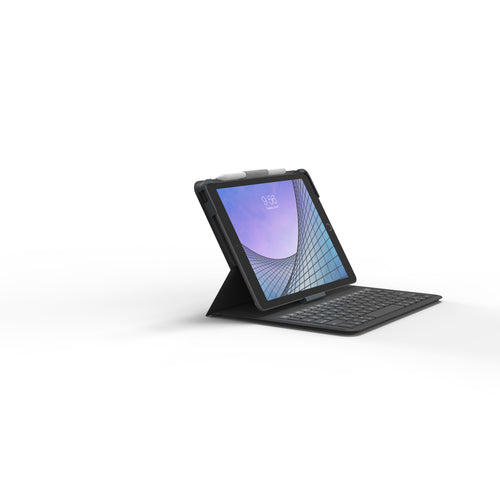 ZAGG Messenger Folio 2 – Tastatur, Dunkelgrau – für iPad 10,2" & 10,5"
