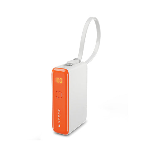 Targus HyperHyperJuice Flex 10'000 mAh Powerbank – 30 W PD, orange