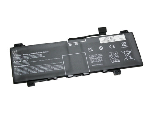 BTI GH02047XL Notebook-Akku – für HP – 47,3 Wh, 7,7 V (2 Zellen) – Schwarz