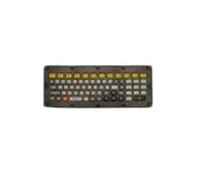 Zebra VC70 – Tastatur, kabelgebunden (USB), US-Layout (EN), Fullsize (mit Ziffernblock), Schwarz, Gelb