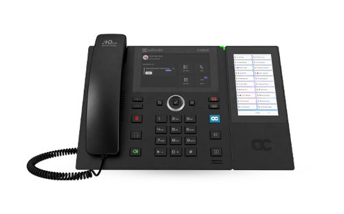AudioCodes C456HD – IP-Telefon, WLAN/BT, Gigabit, PoE, für Microsoft Teams, schwarz