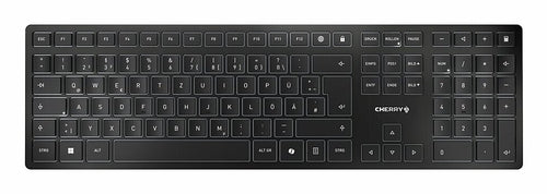 CHERRY KW 9100 Slim – Tastatur, kabellos, Schwarz