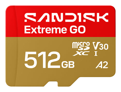 SanDisk Extreme GO microSDXC 512 GB – UHS-I, 240/160 MB/s
