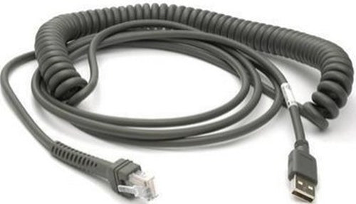 Datalogic USB-Kabel – CAB-467 – USB-A, spiralförmig – 3,6 m