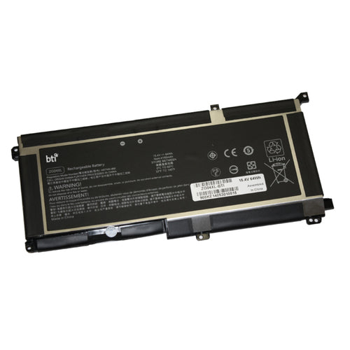 BTI Notebook-Akku – für HP – 64 Wh, 15,4 V (4 Zellen) – Schwarz
