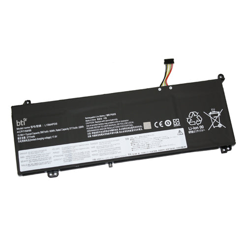 BTI Notebook-Akku – für Lenovo – 58 Wh, 15,44 V (4 Zellen) – Schwarz