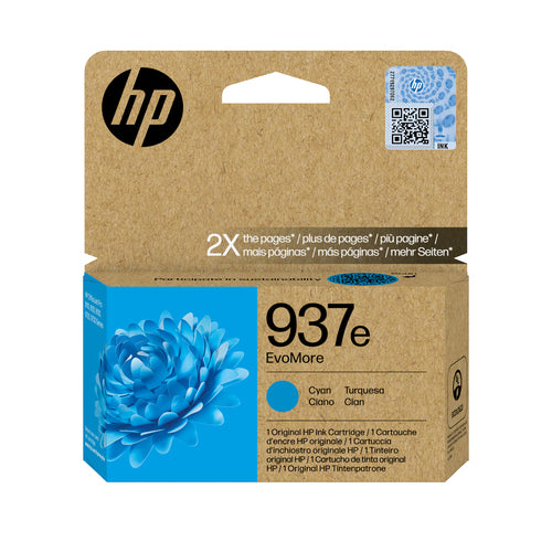 HP Tintenpatrone 937E (EVOMORE), Cyan