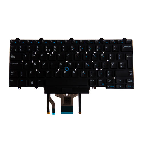 Origin Storage KB-9170J – Notebook-Ersatztastatur – beleuchtet – QWERTY (UK-INT) – für Dell Latitude 7490