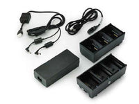 Zebra SAC-MPP-6BCHEU1-01 – Ladestation, 2×3-fach, AC, für ZQ600/ZQ500, QLn-Serie und andere, Schwarz