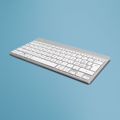 R-Go Tools Compact Break – Tastatur, kabellos (Bluetooth), CH-Layout (DE-CH), ergonomisch
