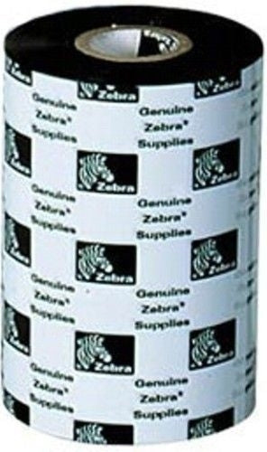 Zebra Thermotransferband – Wachs/Harz (3400), 40 mm × 450 m, Kern 25 mm, Schwarz, 6er-Pack