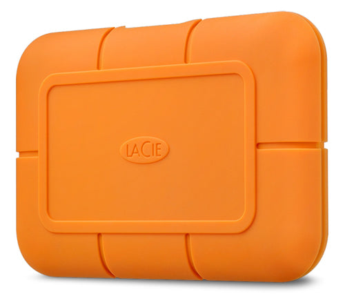 LaCie Rugged SSD 1 TB – USB-C 3,2 Gen 2, NVMe, Orange