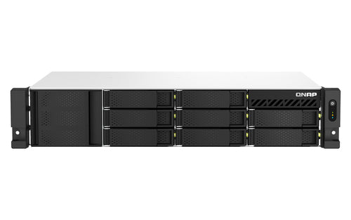 QNAP TS-864EU-8G Speichergerät – 2× 2,5 Gbit/s; 2× USB 3.2 Gen 2, 2U 8 Einschübe, 8 GB DDR4