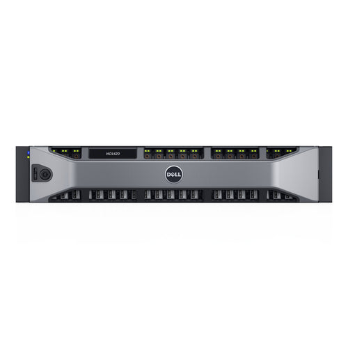 DELL PowerVault MD1420 – 24-Bay Rack 2U SAN – redundantes Netzteil, 10,8 TB HDD vorinstalliert
