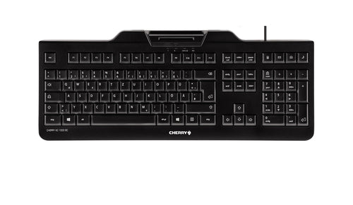 CHERRY KC 1000 SC – Tastatur, kabelgebunden (USB), US-Layout (EN) – für Windows, macOS & Linux