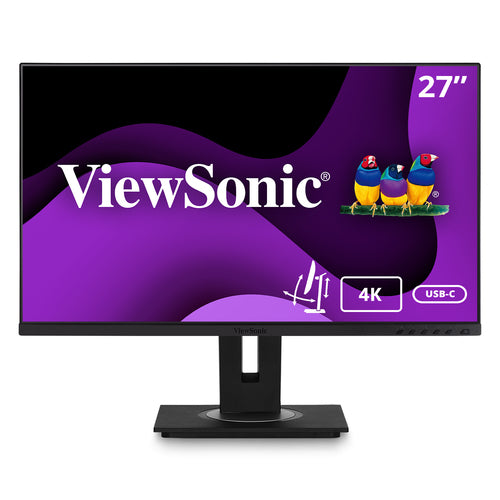 Viewsonic VG2756-4K – Monitor, 27", 3840 × 2160 (UHD 4K), LED, 350 cd/m², HDMI, USB