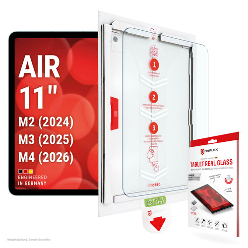 Displex Panzerglas für iPad Air 11" (2024–2026) – 10H, kratzresistent