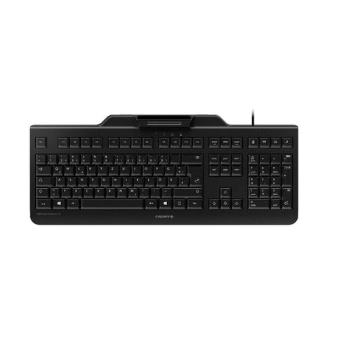 CHERRY SECURE BOARD 1.0 – Tastatur, kabelgebunden (USB), US-Layout (EN) – für Windows & Linux