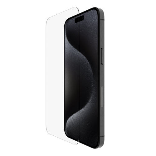 Belkin Displayschutzglas ScreenForce Pro UltraGlass2 – für Apple iPhone 15 Pro Max – gehärtetes Glas