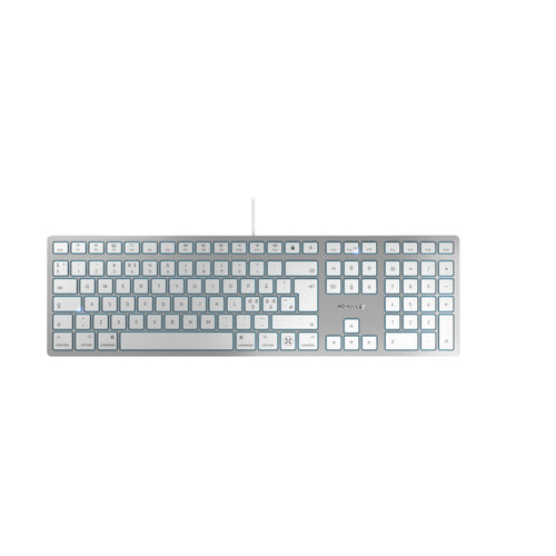 CHERRY KC 6000 C – Tastatur, kabelgebunden, Silber – für macOS