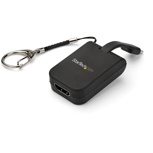 StarTech.com USB-C zu HDMI Adapter – 4K (3840 × 2160) @ 30 Hz, HDMI 1.4, Schwarz