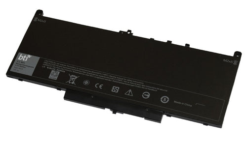 BTI Notebook-Akku – für Dell – 54 Wh, 7,6 V (4 Zellen) – Schwarz