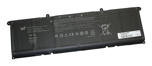BTI Notebook-Akku – für Dell XPS 16 9640, XPS 9640 (XPS9640-7097SLV-PUS) – 99 Wh, 11,7 V (6 Zellen) – Schwarz