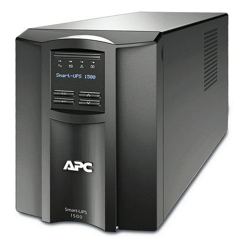 APC Smart-UPS SMT1500IC – USV Line-Interaktiv, 1,5 kVA/1000 W, Tower, 8× IEC (C13), VRLA, SmartConnect, LCD