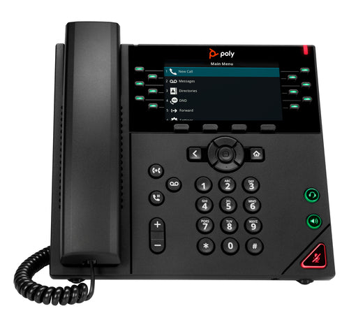 Poly VVX 450 – IP-Telefon, 12 Leitungen, PoE