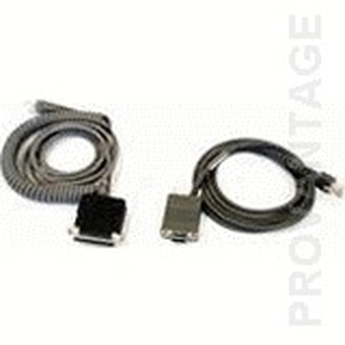 Datalogic RS-232-Kabel – CAB-434 – 9-pol. D-Sub (Buchse), spiralförmig – 2,4 m