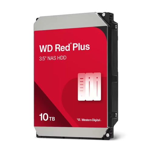 Western Digital Red Plus – 10 TB, SATA 6 Gb/s, 3.5"