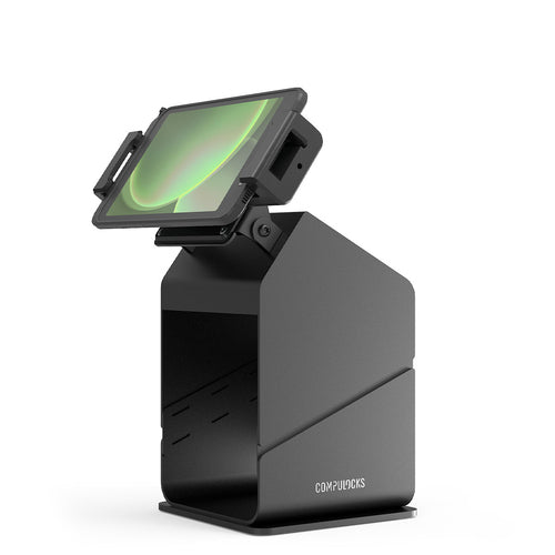 Compulocks Tablet-Tischhalterung – für robuste Tablets 7–13", Tiefe 0,44–0,61" – Schwarz