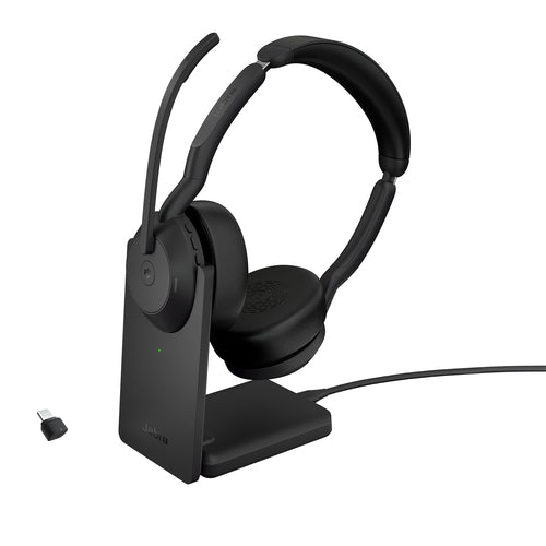 Jabra Evolve2 55 Link 380C – Duo Headset – Bluetooth – für Microsoft Teams