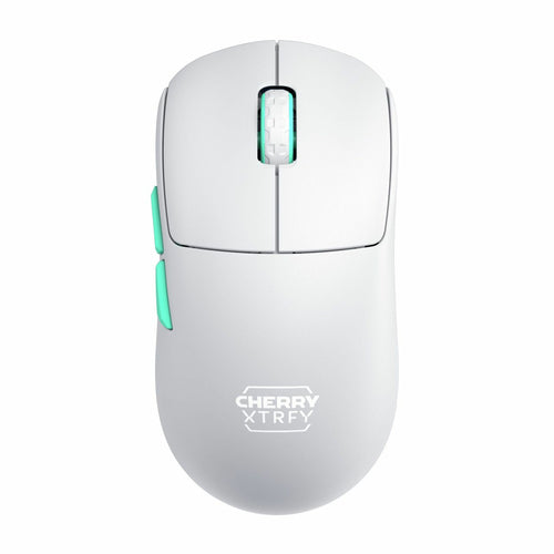 CHERRY XTRFY M68 – Gaming-Maus – Kabellos (2,4 GHz), 26000 DPI, Weiss