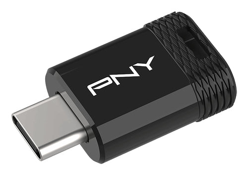 PNY Elite-X Fit USB-Stick 256 GB – USB-C USB 3.2 Gen 1, 200/100 MB/s, Dia, Schwarz