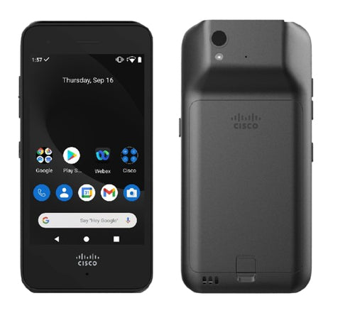 Cisco 840 – Industrie-Telefon, IP65, Schwarz