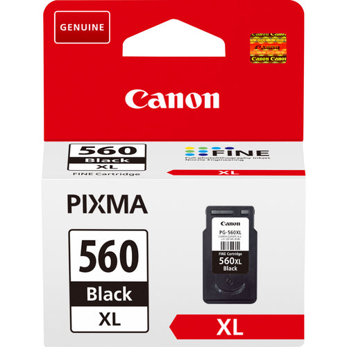 Canon Tintenpatrone PG-560XL, Schwarz, XL, 400 Seiten – für Inkjetdrucker/Multifunktionsgeräte