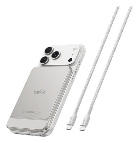 Belkin UltraCharge Pro Slim MagSafe Powerbank 5'000 mAh – 20 W PD, MagSafe 15 W