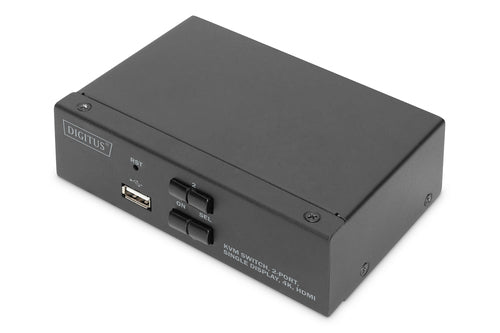 Digitus KVM-Switch 2×1, HDMI/USB, 4K (3840 × 2160)