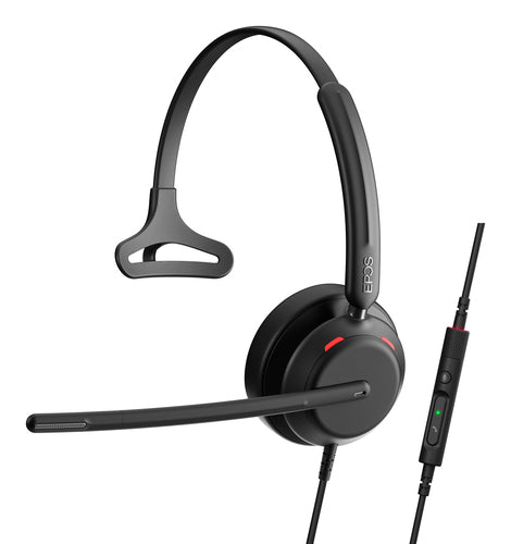 EPOS IMPACT 730 UC – Mono Headset – USB‑C/USB‑A (Adapter) – für Softphone