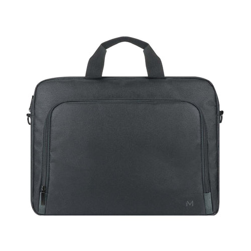 Mobilis Notebook-Tasche bis 17" – Schultergurt, Fronttasche – Schwarz