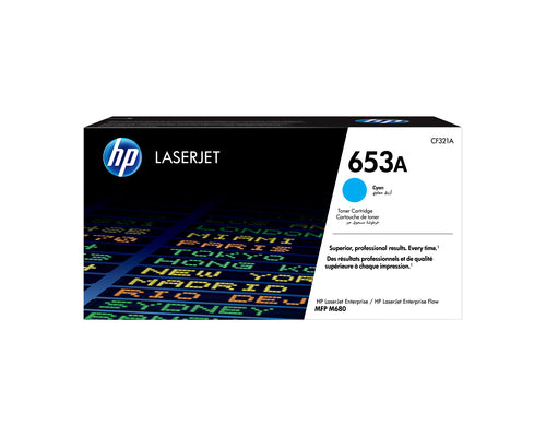 HP Toner 653A – cyan, 16500 Seiten