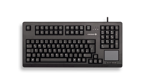 CHERRY G80-11900 TouchBoard – Tastatur, kabelgebunden (USB), UK-Layout (EN), Fullsize (mit Ziffernblock)