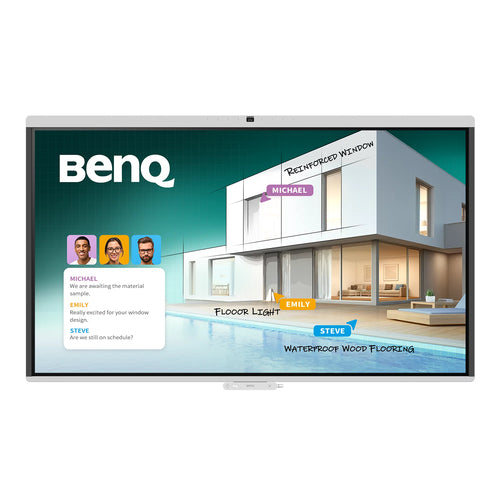 BenQ CM7505 – 75", 3840 × 2160 (4K), USB-C 65 W, Webcam, LAN