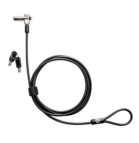 HP Nano MK Lock Kabelsperre für Notebooks – Kombinationsschloss, 1,83 m Kabel – Schwarz/Metallisch